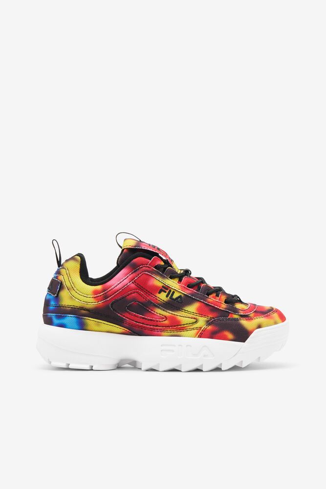 Fila Trainers Womens Multicolor Disruptor 2 Dark Tie Dye - Ireland 64139-MEVY